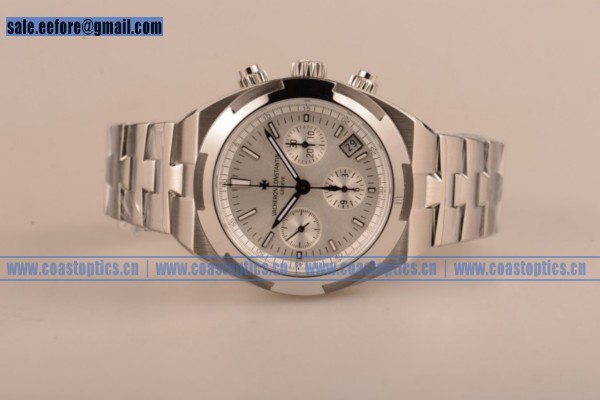 Perfect Replica Vacheron Constantin Overseas Chrono Watch Steel 5500V/110A-B075